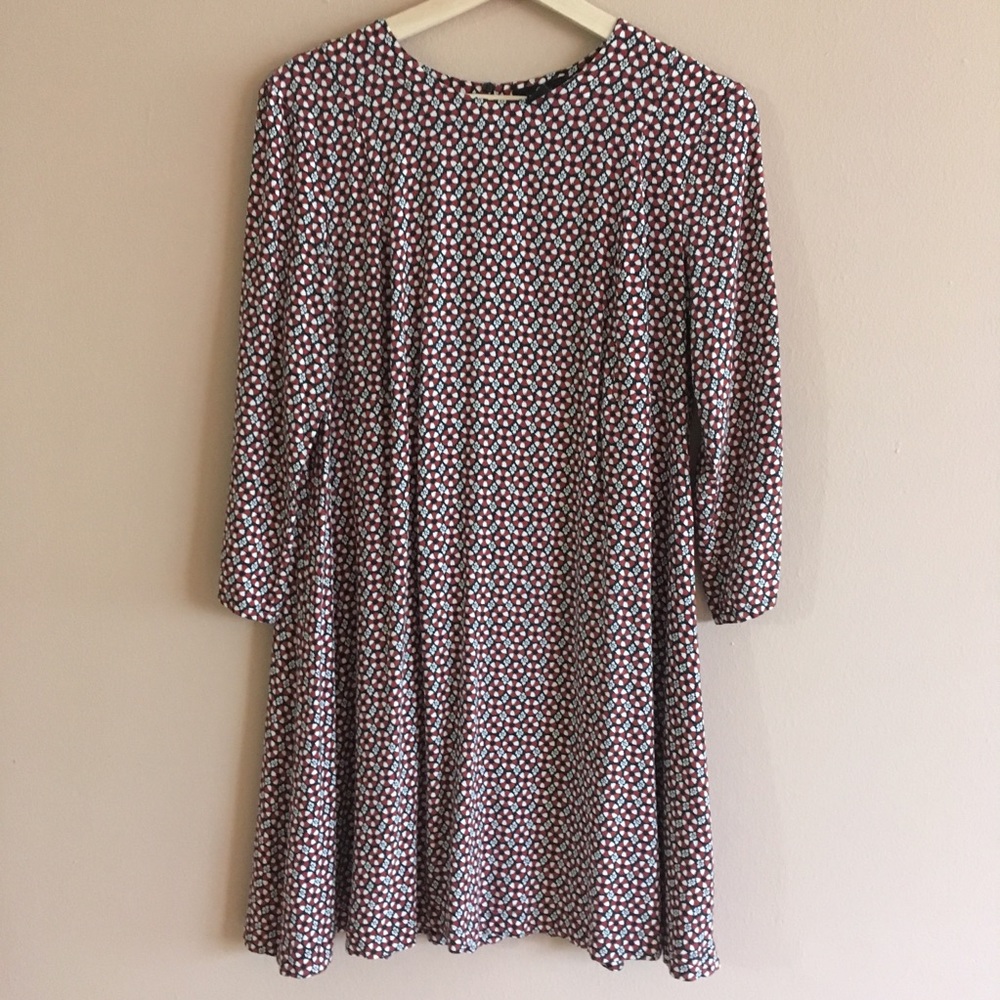 Adorable quarter sleeve pattern dress!